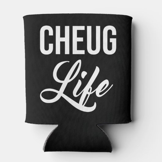 Cheug Life Funny Cheugy Millennial Blikjeskoeler (Achterkant)