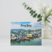 Cheung Chau Hong Kong Briefkaart (Staand voorkant)