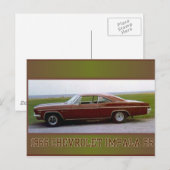 CHEV IMPALA SS 1966 BRIEFKAART (Voorkant / Achterkant)