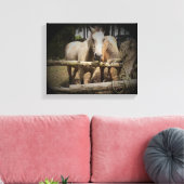 Cheval 1 toile étirée Impression (Insitu(Salon))