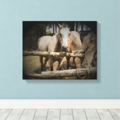 Cheval 1 toile étirée Impression (Insitu (Plancher de Bois))