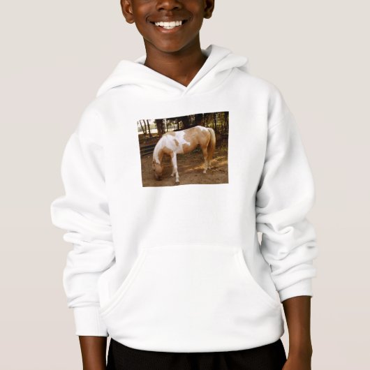 Cheval 3, Sweat - shirt à capuche de l'enfant (Devant)