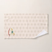 Cheval à bascule Casse-Noisette Flocon Motif Fêtes (Serviette à main)