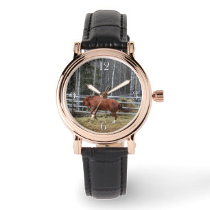 Cheval à cheval équin montre à poignet