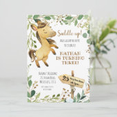 Cheval à cheval Invitation Anniversaire (Debout devant)