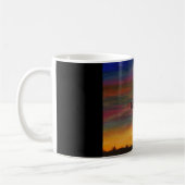 Cheval à la tasse de café de lever de soleil (Gauche)