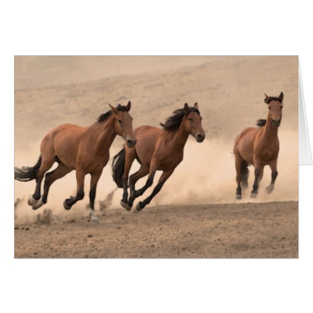 Cheval À L'Automne II (Devant horizontal)