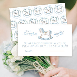 Cheval à rocher bébé garçon douche couche cartes d