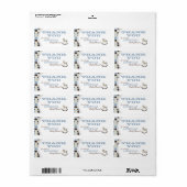 Cheval à rocher garçon TY Étiquette B (Feuille entière)