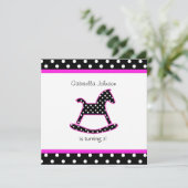 Cheval à roches Invitation de fête d'anniversaire (Debout devant)