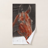 cheval amical (Serviette à main)