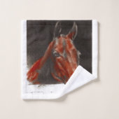 cheval amical (Gant de toilette)