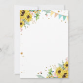 Cheval Anniversaire Invitation fille fille Fille d (Dos)