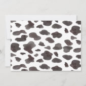 Cheval Anniversaire Photo Invitation Cowgirl (Dos)