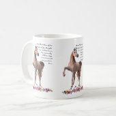 Cheval arabe et Roumi citent mug (Devant gauche)