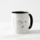 "Cheval arabe" par Adelia Audi Mug (Devant droit)