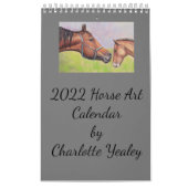 Cheval Art Page simple Petit Calendrier (Protection)
