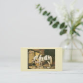 Cheval avec le carte de visite de cru d'enfants (Debout devant)