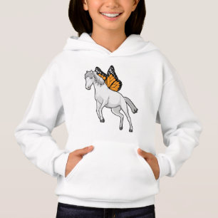 Cheval avec papillon