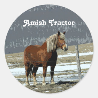 Cheval Belge En Stickers Paddock