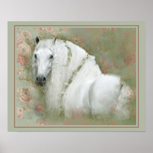 Cheval Blanc - Affiche (Devant)