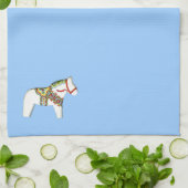 Cheval Blanc Américain MoJo Serviette de cuisine (Plié)