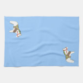 Cheval Blanc Américain MoJo Serviette de cuisine (Horizontal)