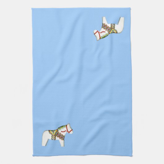 Cheval Blanc Américain MoJo Serviette de cuisine (Vertical)