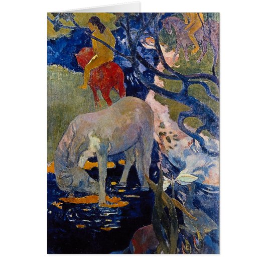 Cheval blanc de Paul Gauguin, Art Vintage (Devant)