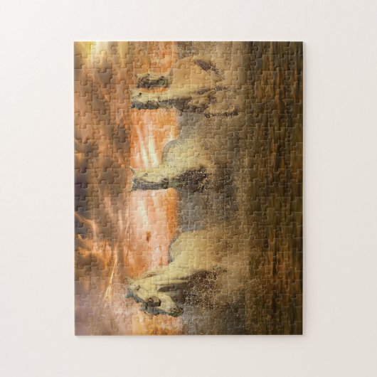 Cheval blanc puzzle (Vertical)