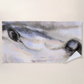 Cheval Blanc - Serviette de plage (Devant)