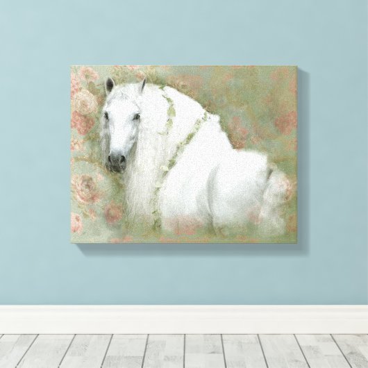 Cheval Blanc - Toile Enveloppée (Insitu (Plancher de Bois))