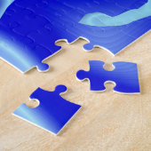 Cheval bleu Jigsaw Puzzle cadeau (Côté)