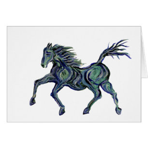 Cheval bleu peint