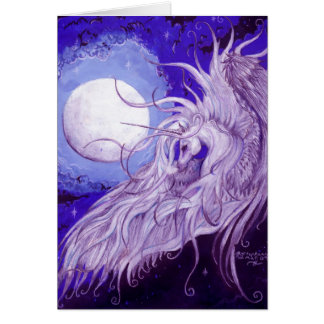 Cheval bleu pourpre lunaire de Pegasus de lunes de