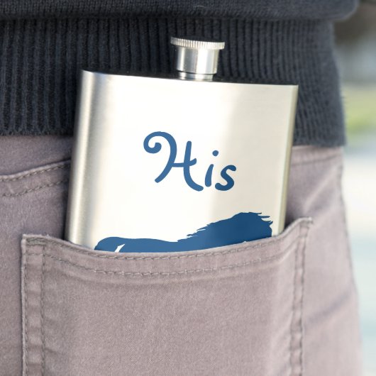 Cheval Bleu "Sa" Fiole (En situation)