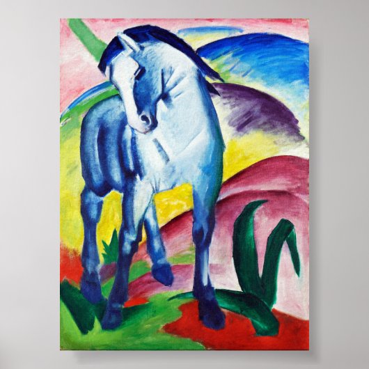 Cheval bleu, tableau de Franz Marc (Devant)
