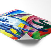 Cheval bleu, tableau de Franz Marc (Coin)