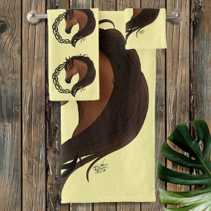 Cheval Brown celtique Jaune