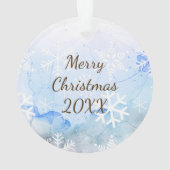 Cheval Brown et Blanc Noël personnalisé (dos)