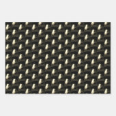 Cheval Brown sur papier d'emballage agricole 3 feu (Devant 2)