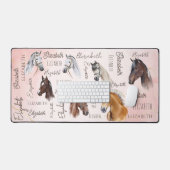 Cheval cadeaux thématiques nom personnalisé (Clavier et souris)