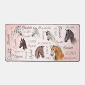 Cheval cadeaux thématiques nom personnalisé (Recto)