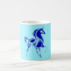 Cheval Café Mug Bleu ou Choisir la couleur