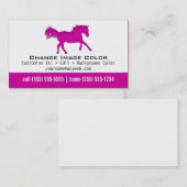 Cheval - carte de visite personnel (Devant / Derrière)