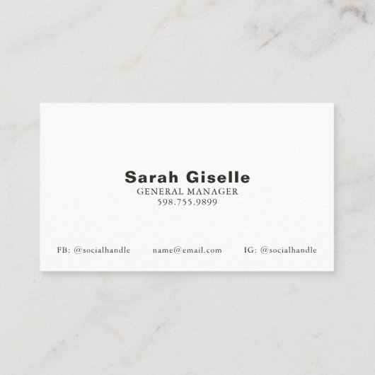 Cheval Cartes de visite avec code QR (Dos)