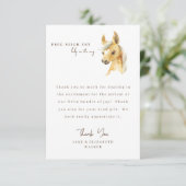 Cheval C'est un garçon Baby shower Message Merci I (Debout devant)