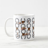 Cheval Chaussure Selle Cowboy Mug (Gauche)