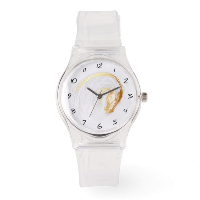 Cheval Chinois Année Zodiac Anniversaire Montre 2 (Recto)