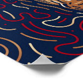 Cheval chinois du Zodiac | Impression numérique Zo (Coin)